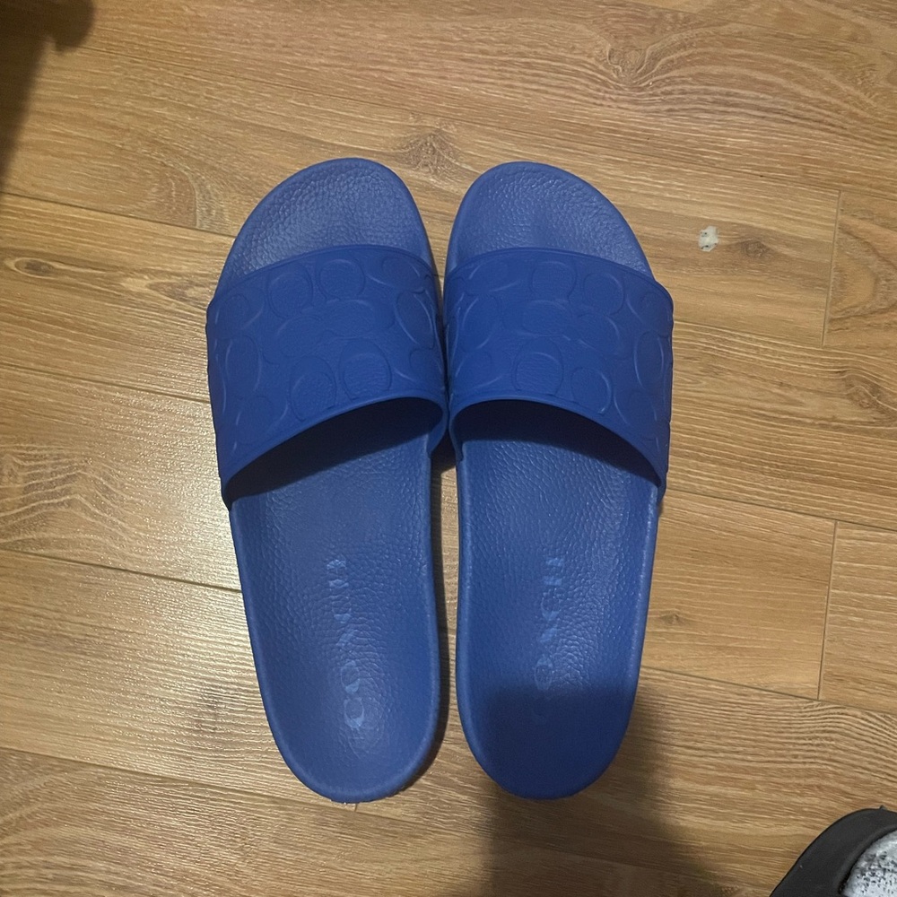 Blue COACH Sandals Size Men 13 US